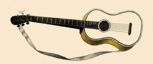 Who invented the acoustic guitar?